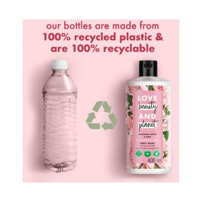 Love Beauty And Planet Natural Murumuru Butter and Rose Sulfate Free Body Wash 200 ml - Shower Gels & Body Wash
