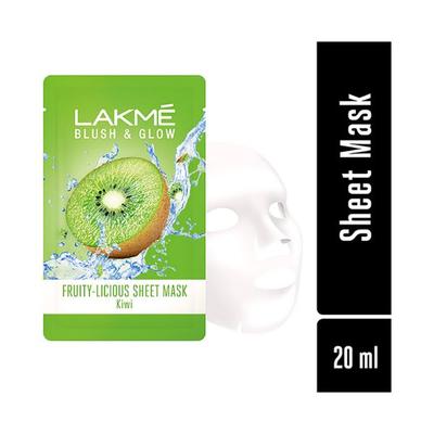 Lakme Blush & Glow Fruity Licious Kiwi Crush Sheet Mask 25 ml - Sheet Masks