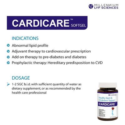 Millennium Lyf Sciences Cardicare Softgels 20's - Pure Herbs