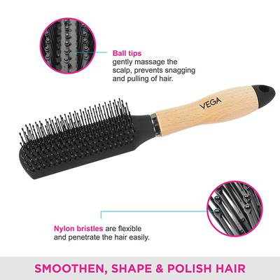 Vega Flat Brush (H3 - FB) 1's - Hair Brushes