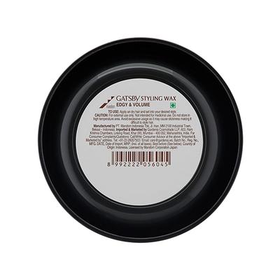 Gatsby Edgy & Volume Hyper Quiff Hair Styling Wax 75 gm - Hair Waxes