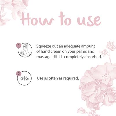 Dot & Key Hand Cream (Sanitizer + Moisturizer) - Rose Geranium & Shea 50 ml - Hand Sanitizer