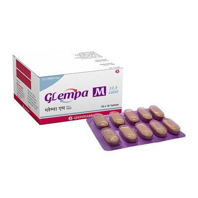GLEMPA M 12.5/1000 Tablet 10's - Diabetes-Ant