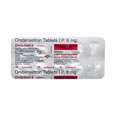 Ondedom 8mg Tablet 10'S - Vomitting/Emesis-Ant