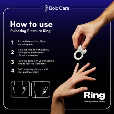 Bold Care Pleasure Rechargeable Ring 1's - Massagers And Vibrators