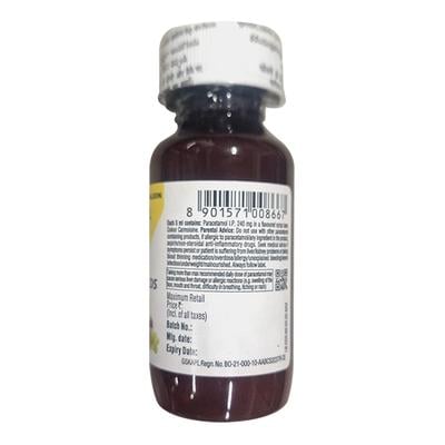 Crocin Ds 240 Mixed Fruit Flavour Suspension 60ml - Fever-Ana