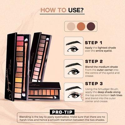 Colorbar X Jacquline Berry Blush Eyeshadow Palette 18gm - Eye Shadow Palettes