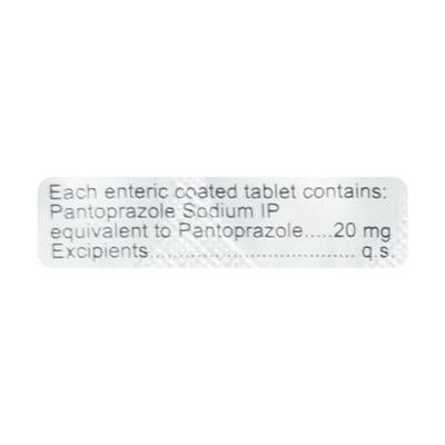 PAN 20mg Tablet 15'S - Ulcer/Reflux/Flatulence-Aaa