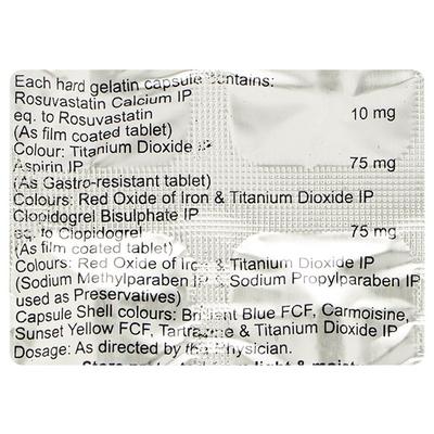 Roslaren AC 75/10/75mg Capsule 10'S - Blood Clot-Ant