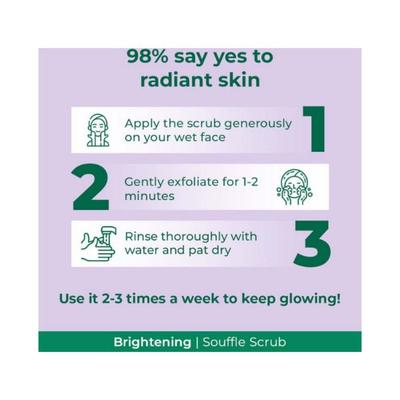 Palmolive Brightening Souffle Face Srub 100 ml - Face Wash & Cleansers