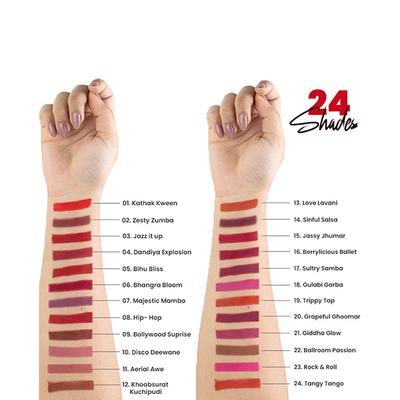 Mars Creamy Matte Lipstick- Jazzy Jhumar 3.2 gm - Lipsticks