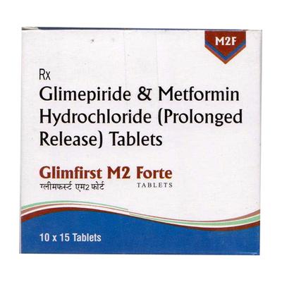 GLIMFIRST M2 FORTE Tablet 15's - Diabetes-Ant