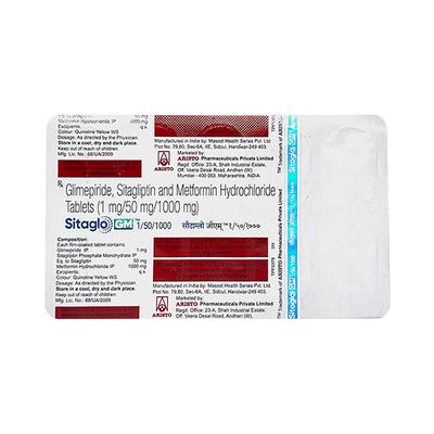 SITAGLO GM 1 Tablet 10's - Diabetes-Ant