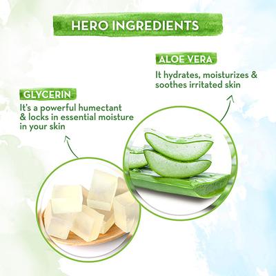 Mamaearth Aloe Gentle Face Wash with Aloe Vera and Glycerin for Sensitive Skin, Dry to Normal Skin - 150 ml - Face Wash & Cleansers