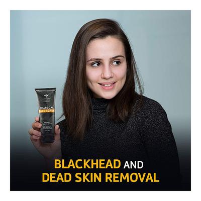 Bombay Shaving Company Dead Skin Removal Face Scrub - Charcoal 100gm - Face Scrubs