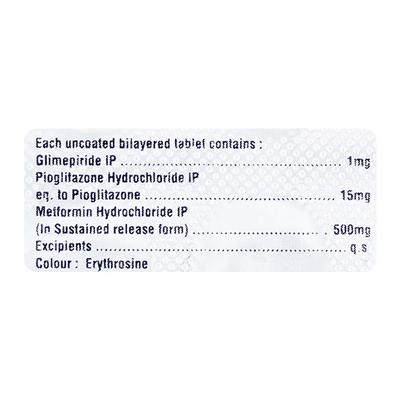 GLIMSTIN MP 1 Tablet 10's - Diabetes-Ant