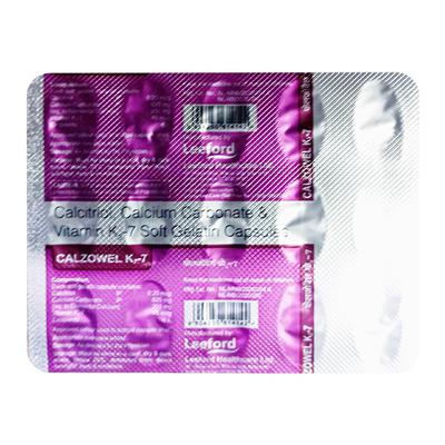 CALZOWEL K2 7 Soft Gelatin Capsule 15's - Supplements-Cal