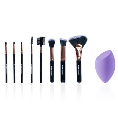 Bronson Professional Makeup Brush (Pack of 9) 1's - Face Brush