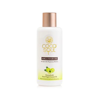 Coco Soul Amla Hair Oil With Extra Virgin Coconut Oil - Makers Of Parachute Advansed 200 ml - Hair Oils