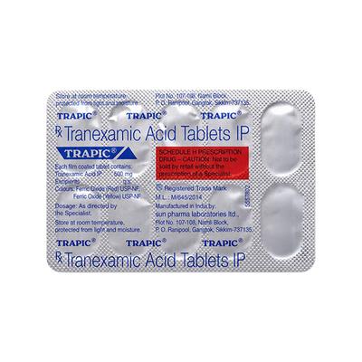 Trapic 500mg Tablet 10'S - Bleeding Disorders-Hae