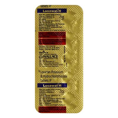 LOSAWAL H Tablet 10's - Hypertension-Ang