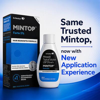 MINTOP FORTE 5% NEW PACK HAIR REGROWTH FORMULA Solution 60ml - Hair Loss-Oda