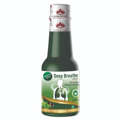 Amrith Noni Deep Breathe Liquid 200 ml - Cough & Cold (Ayush)