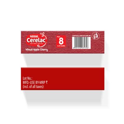 Nestle Cerelac Stage 2 (8 Months+) Powder - Wheat Apple Cherry 350 gm (Refill Pack) - Baby And Infant Supplements