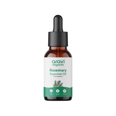 Aravi Organic Rosemary Essential Oil for Hair Growth 30 ml - Essential Oils