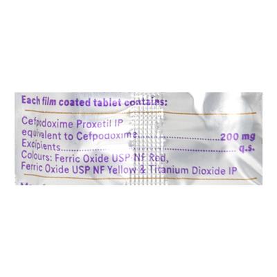 Pecef 200mg Tablet 10'S - Bacterial Infections-Cep