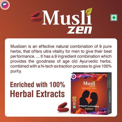 LifeZen Muslizen Vitality and Stamina Capsule 10's - Other Supplements