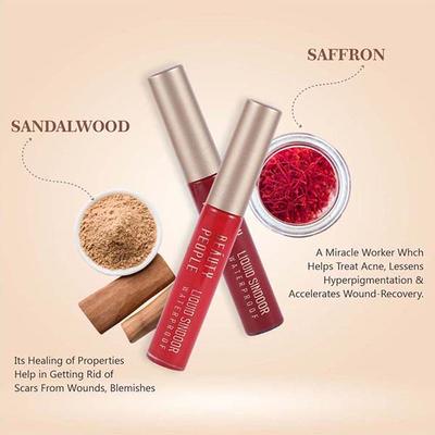 Beauty People Forever Sparkle Sindoor with Saffron And Sandalwood Maroon 12 ml - Sindoor
