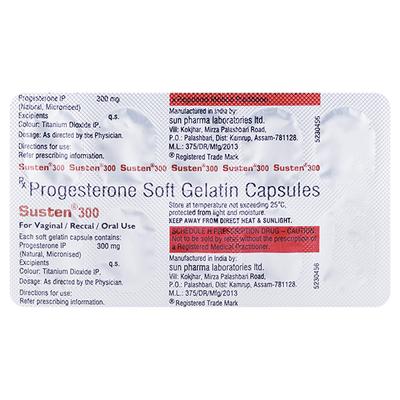 Susten 300mg Capsule 10'S - Hormonal Therapy-Oes