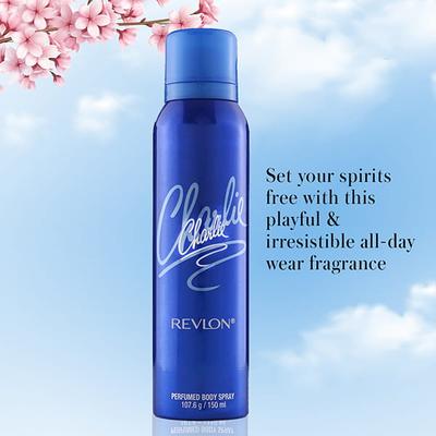 Revlon Charlie Perfumed Body Spray - Blue 150 Ml - Deodorants/Roll-Ons