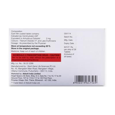Estrabet 2mg Tablet 28'S - Hormonal Therapy-Oes