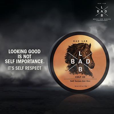 Bad Lab Colt 45 Soft Texture Hair Wax 120 gm - Hair Waxes