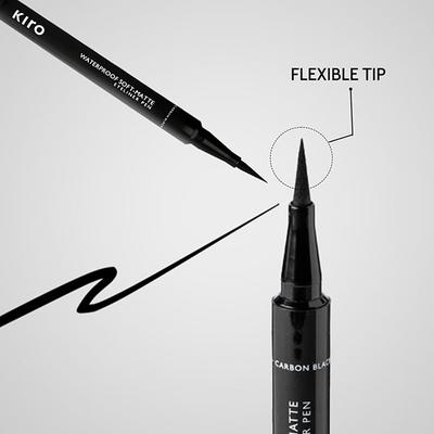 KIRO Liquid Pen Eyeliner Waterproof Soft - Matte Eyeliner Carbon Black 01 1.1 ml - Eyeliners