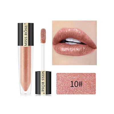 Miss Rose Long Lasting Mettalic LipGloss 7701 - 028 10 20 gm - Lip Glosses