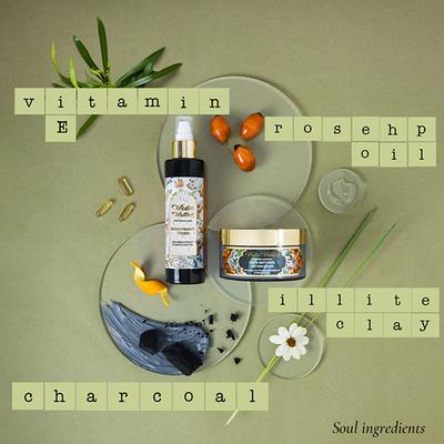 Vedic Valley 100% Natural Detan Face Mask and Mist Combo Certified Natural 250gm and 200gm 2's - Face Mists