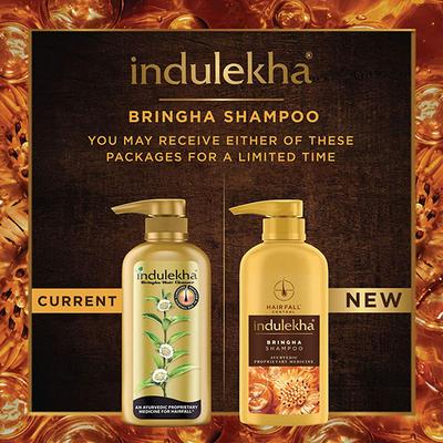 Indulekha Bringha Hair Fall Control Shampoo 580 ml - Hair Oils