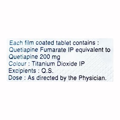 Qutan 200mg Tablet 10'S - Psychosis-Ans