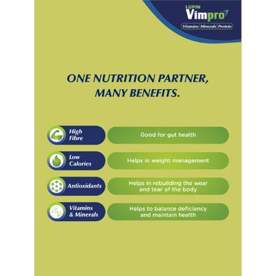 Lupin Vimpro Protein Powder - Chocolate Flavour 400 gm - Protein Drink