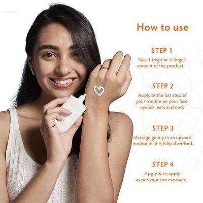 LISEN Soothing Shade SPF 50 + PA +++ Sunscreen with Anti Pore-Dex Complex, non-Greasy 60 ml - Face Sunscreen