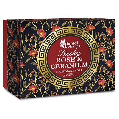 Oriental Botanics Handmade Soap - Smoky Rose & Geranium 125 gm - Soaps