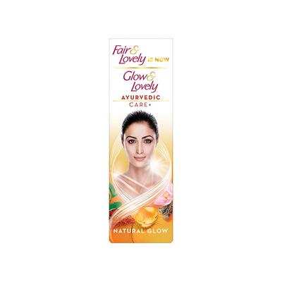 Glow & Lovely Natural Face Cream Ayurvedic Care+ 25 gm - Lotions & Creams