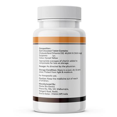 Inlife Vitamin D3 60000IU Chewable Tablets 40's - Multi-Vitamins