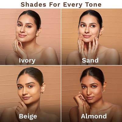 Pilgrim Full Coverage Concealer Crease Resistance & Lightweight with Matte Finish Beige-15 7.3 ml - Concealer