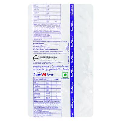 TRAZER M FORTE Tablet 10's - Supplements-Sup