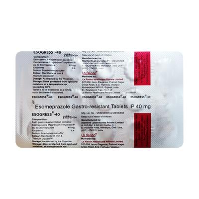 ESOGRESS 40 Tablet 15's - Ulcer/Reflux/Flatulence-Aaa