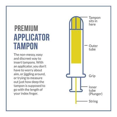 Sirona Premium Applicator Tampons - (Mix pack) 8's - Tampons